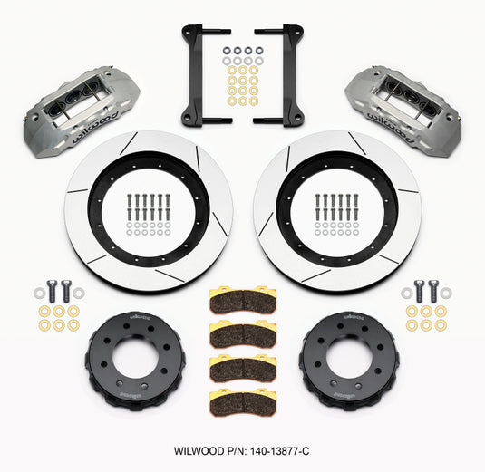 Wilwood TX6R Front Kit 16.00in Clear Ano 1999-2010 GM H2 Truck/SUV 2500