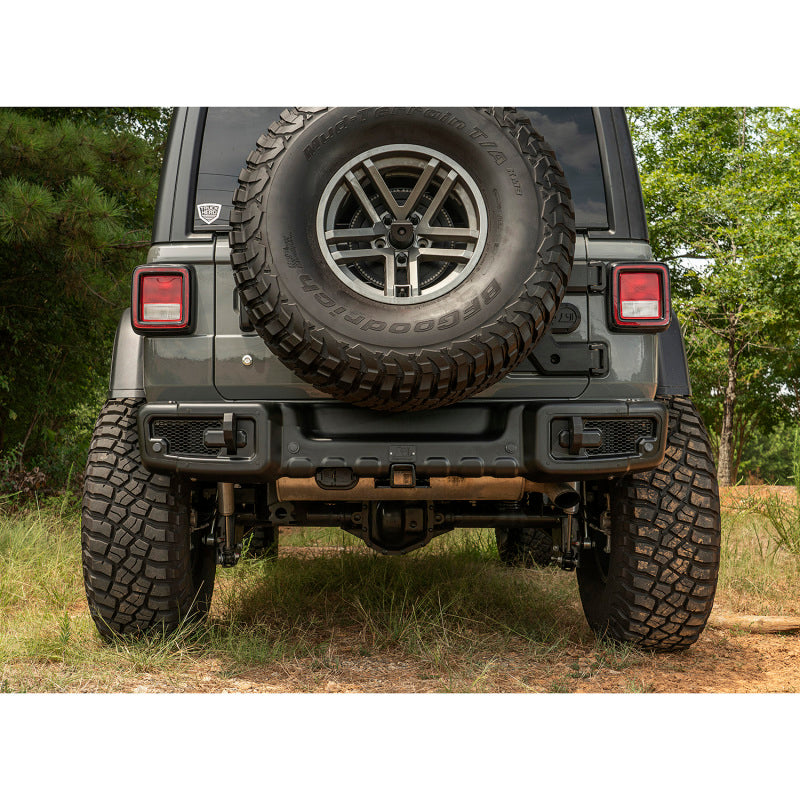 Load image into Gallery viewer, Rugged Ridge Spartacus Rear Bumper Black 18-20 Jeep Wrangler JL
