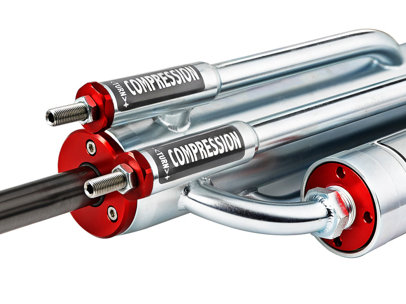 Load image into Gallery viewer, aFe Sway-A-Way 2.5 Bypass Shock 3-Tube w/ Piggyback Res. Left Side - 16in Stroke
