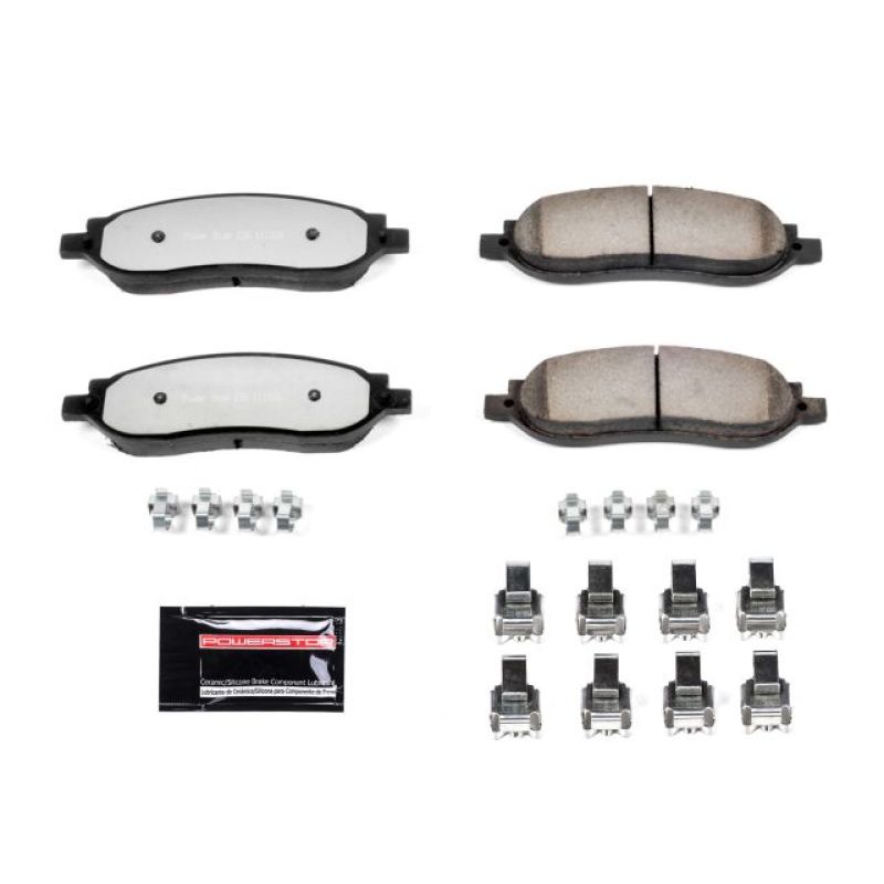 Load image into Gallery viewer, Power Stop 05-07 Ford F-250 Super Duty Rear Z36 Truck &amp; Tow Brake Pads w/Hardware
