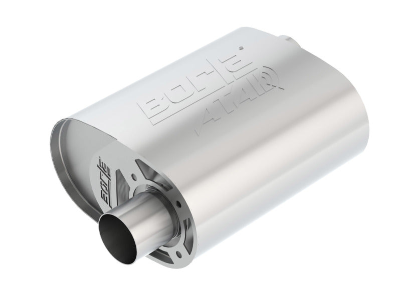 Load image into Gallery viewer, Borla Crate Muffler Ford 5.0L Coyote ATAK Inside Diameter 2.5in Offset/outlet
