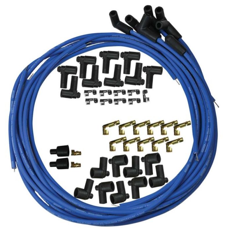 Load image into Gallery viewer, Moroso Universal Ignition Wire Set - Blue Max - Solid Core - 90 Degree - 36in
