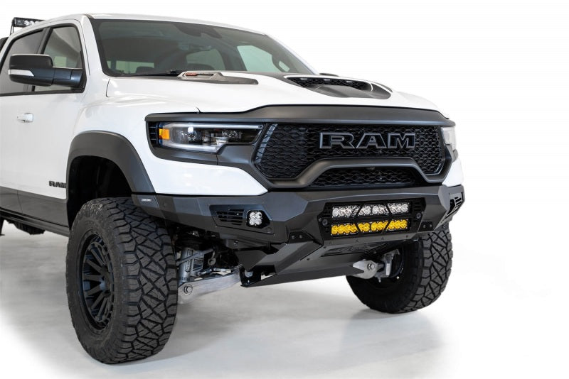 Load image into Gallery viewer, Addictive Desert Designs 2021 Dodge RAM 1500 TRX Bomber Front Bumper (20in Lights)
