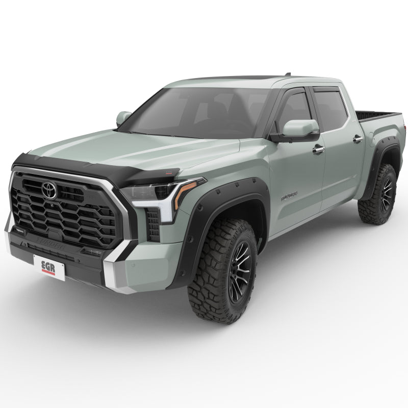 Load image into Gallery viewer, EGR 2022+ Toyota Tundra In-Channel Window Visors Front/Rear Set Matte Black
