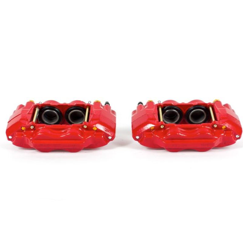 Load image into Gallery viewer, Power Stop 06-10 Hummer H3 Front Red Calipers w/o Brackets - Pair
