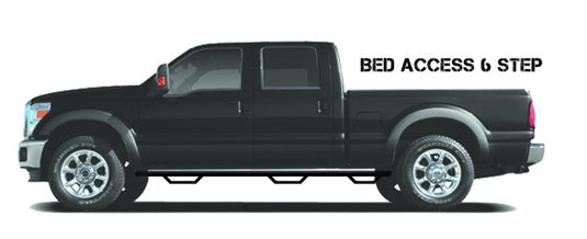 N-Fab Nerf Step 94-01 Dodge RAM 1500/2500/3500 Ext Cab 8ft Bed - Bed Access - Tex. Black - 3in