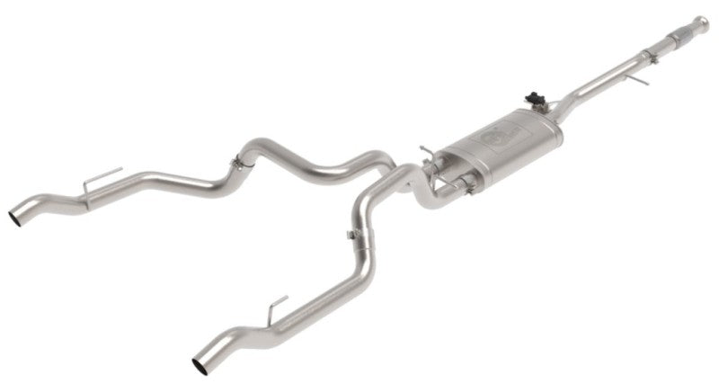 Load image into Gallery viewer, aFe Gemini XV 3in 304 SS Cat-Back Exhaust w/ Cutout 19-21 GM Silverado/Sierra 1500 V8
