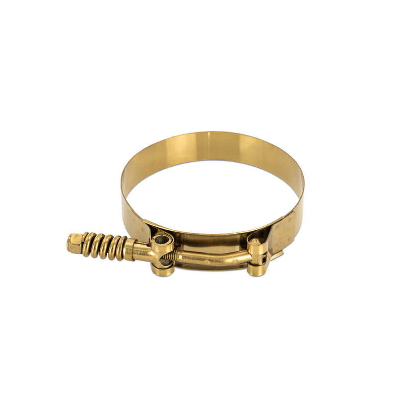 Load image into Gallery viewer, Mishimoto 3 Inch Stainless Steel Constant Tension T-Bolt Clamp - Gold
