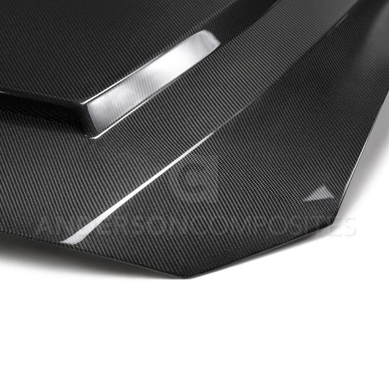 Load image into Gallery viewer, Anderson Composites 2018 Ford Mustang Super Snake Double Sided Carbon Fiber Hood
