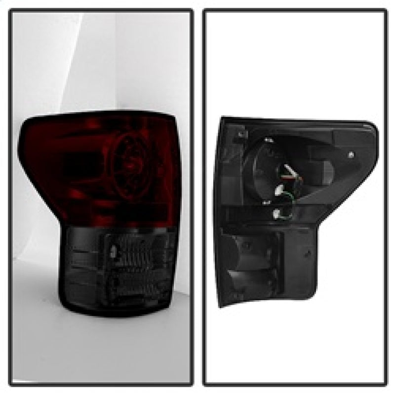 Load image into Gallery viewer, Spyder Toyota Tundra 07-13 LED Tail lights Red Smoke ALT-YD-TTU07-LED-RS
