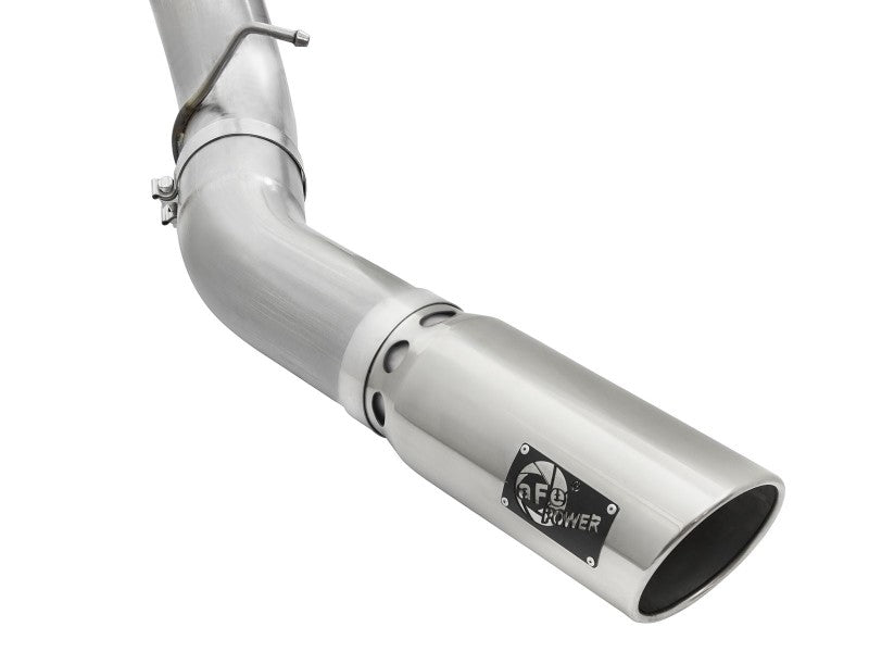 Load image into Gallery viewer, aFe Atlas Exhaust 5in DPF-Back Aluminized Steel w/ Polished Tips 16-17 GM Diesel Truck V8-6.6L (td)
