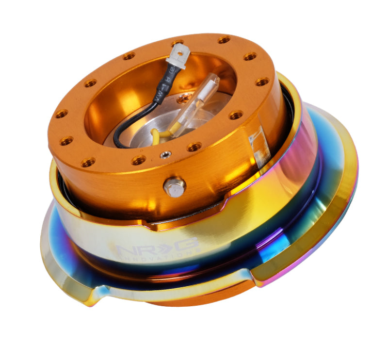 Load image into Gallery viewer, NRG Quick Release Gen 2.8 - Rose Gold Body / Neochrome Ring
