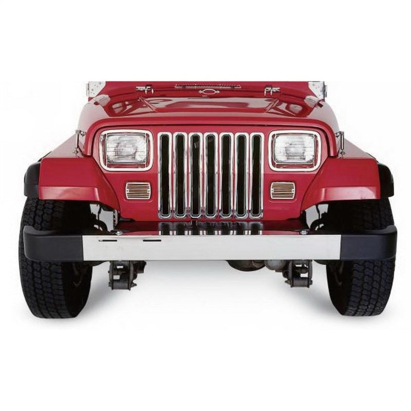 Load image into Gallery viewer, Rampage 1987-1995 Jeep Wrangler(YJ) Grille Inserts - Chrome
