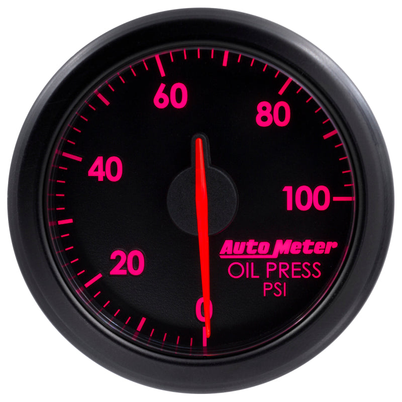 Load image into Gallery viewer, Autometer Airdrive 2-1/6in Oil Pressure Gauge 0-100 PSI - Black
