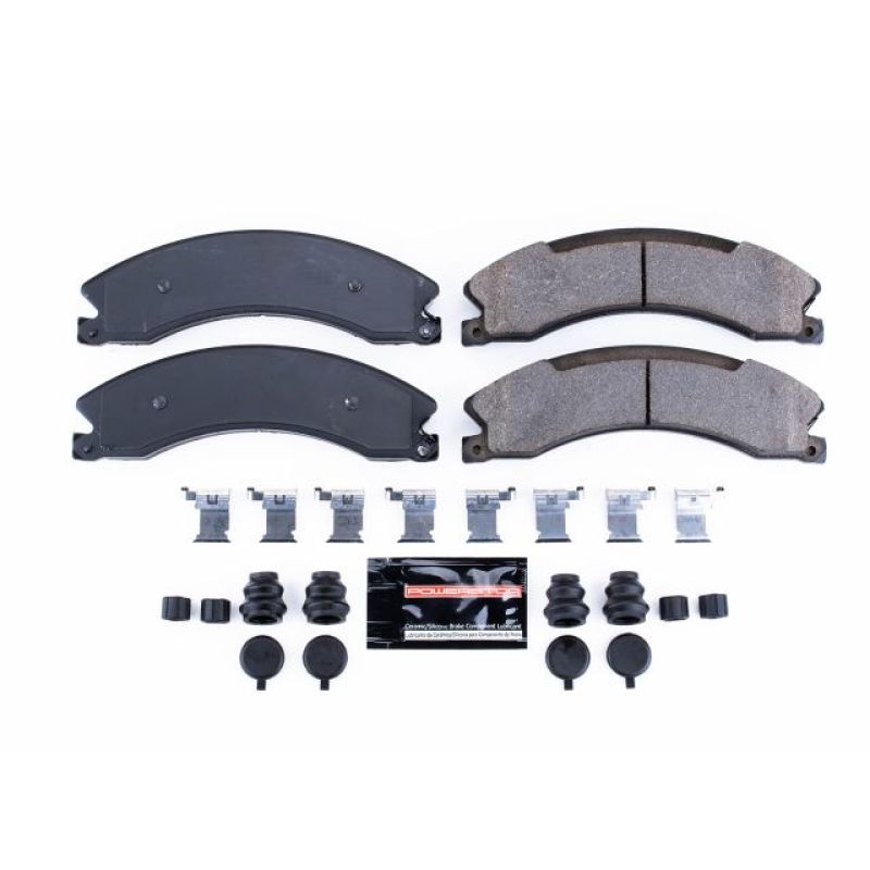 Load image into Gallery viewer, Power Stop 12-19 Chevrolet Silverado 2500 HD Front or Rear Z23 Evolution Sport Brake Pads w/Hardware
