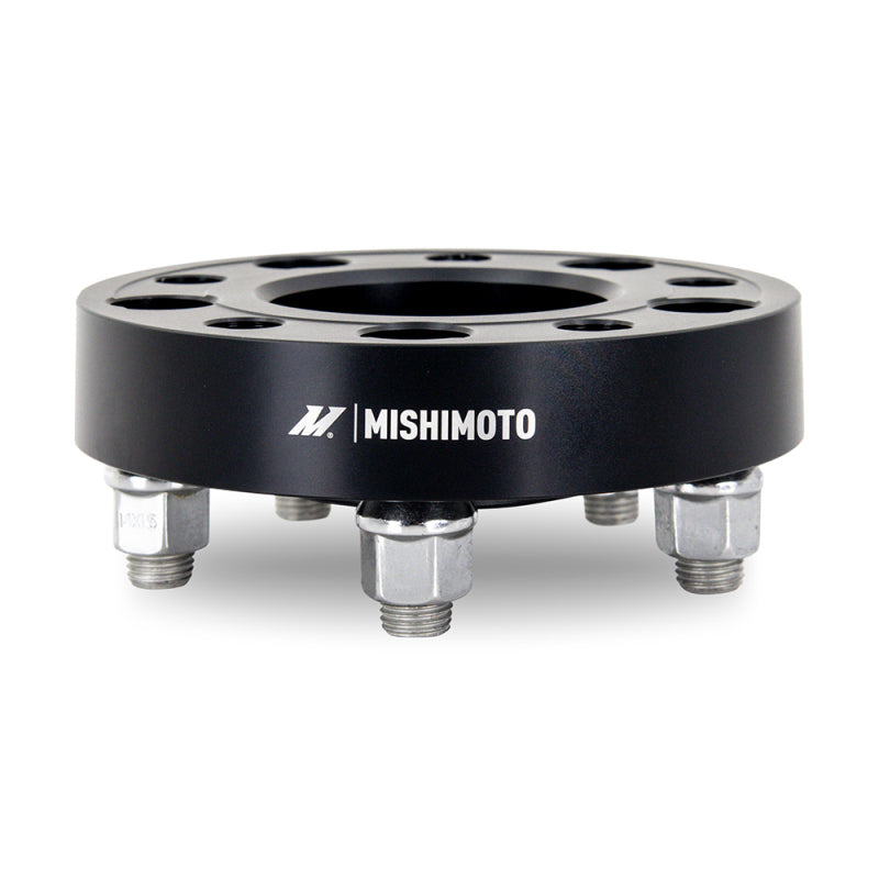 Load image into Gallery viewer, Mishimoto Wheel Spacers - 5x120 - 67.1 - 25 - M14 - Black
