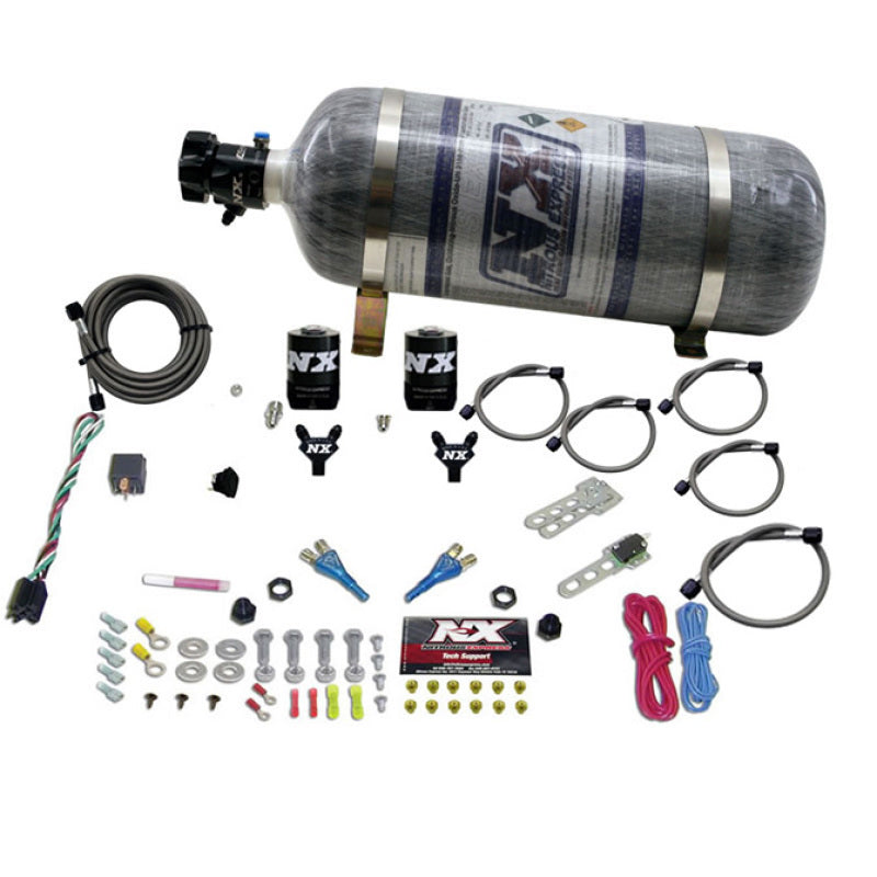 Load image into Gallery viewer, Nitrous Express BMW EFI All Dual Nozzle Nitrous Kit (50-300 HP) w/Composite Bottle
