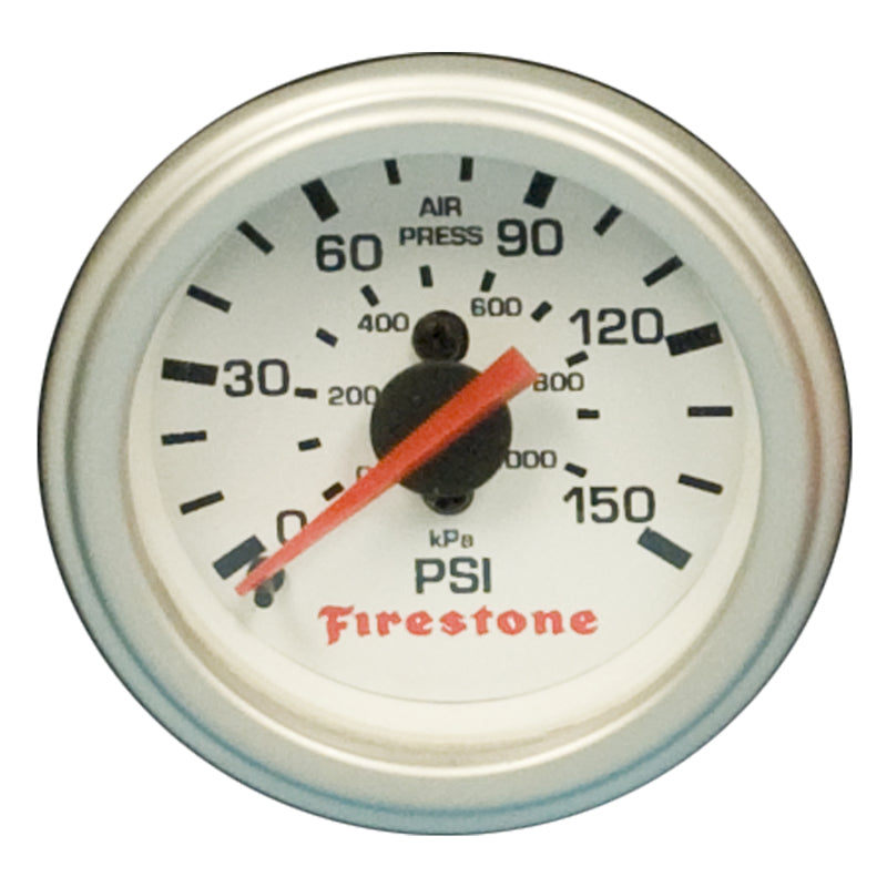 Load image into Gallery viewer, Firestone Replacement Single Pressure Gauge - White Face (For PN 2225 / 2229 / 2196) (WR17609181)
