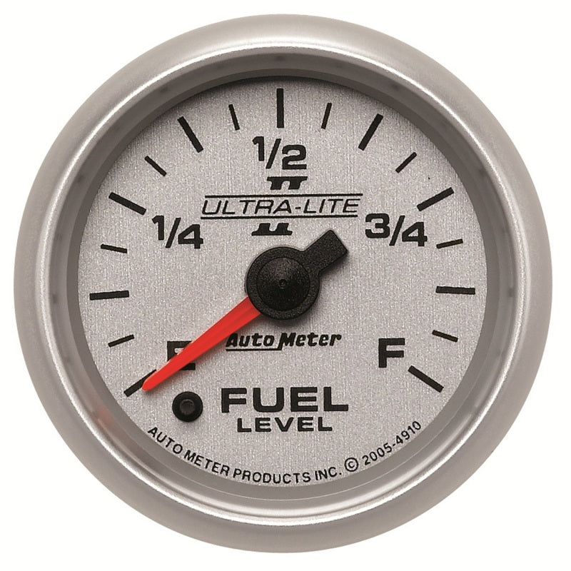 Load image into Gallery viewer, Autometer Ultra-Lite II 2-1/16in 0-280 Ohm Programmable Fuel Level Gauge
