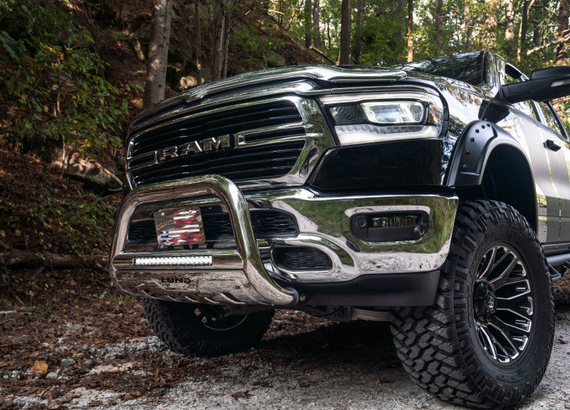 Load image into Gallery viewer, Lund 2019 RAM 1500 Bull Bar w/Light &amp; Wiring - Polished
