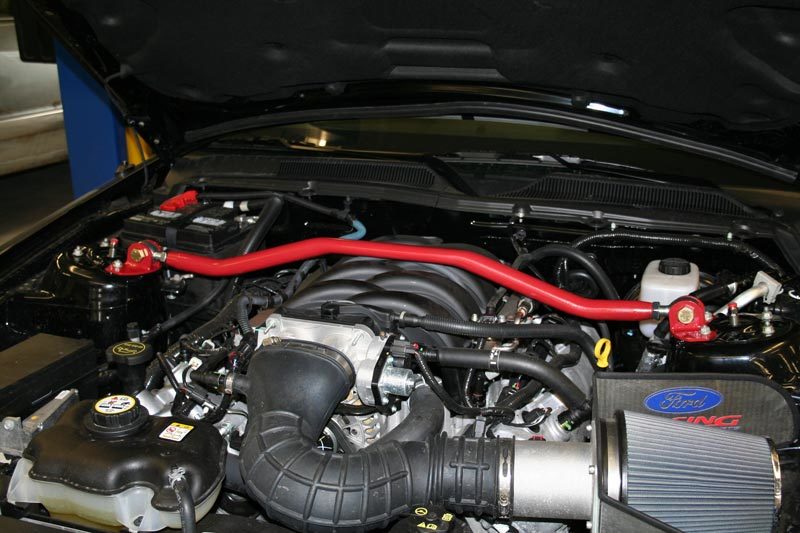 Load image into Gallery viewer, UMI Performance 05-14 Ford Mustang GT Front Strut Tower Brace
