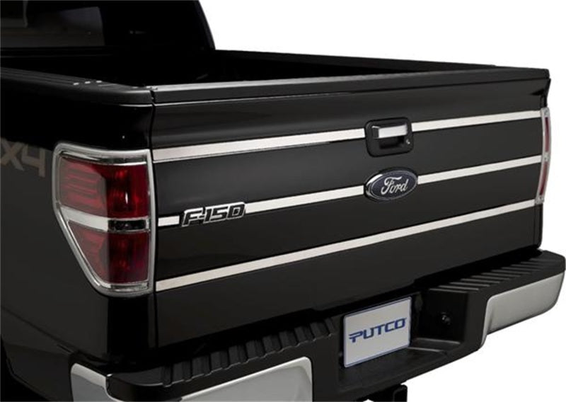 Load image into Gallery viewer, Putco 09-14 Ford F-150 - SS Tailgate Accent - 6pcs (3 Horizontal Lines) Tailgate Accents
