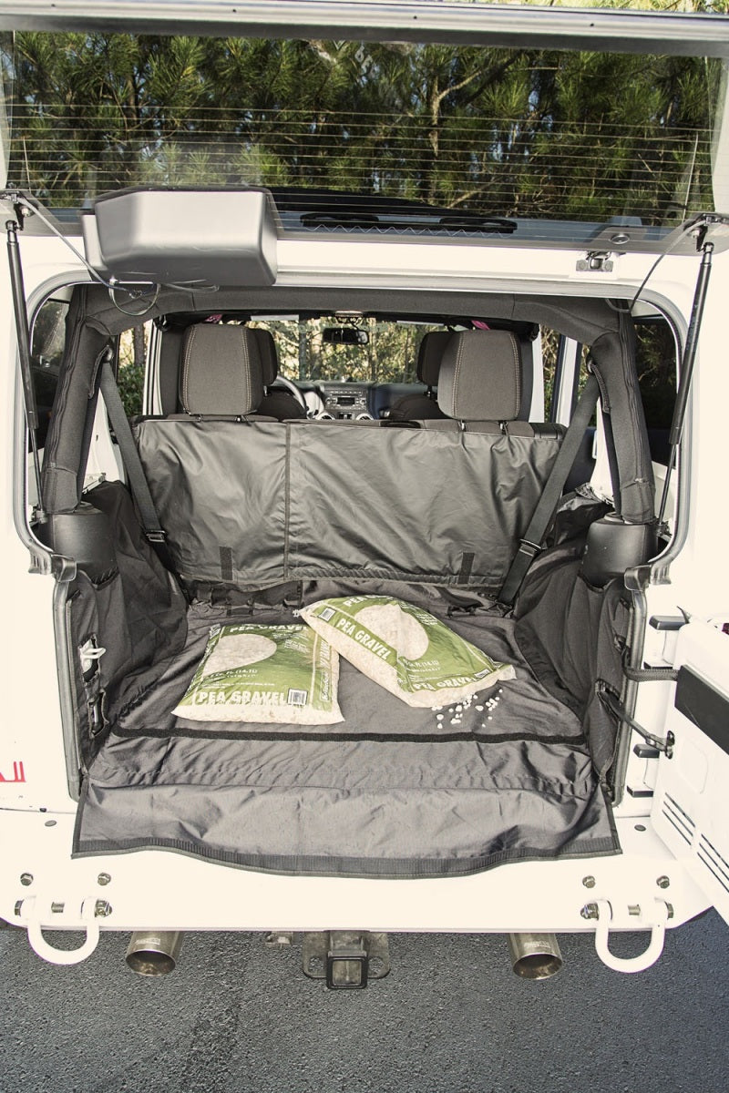 Load image into Gallery viewer, Rugged Ridge C3 Cargo Cover W/O Subwoofer 07-18 Jeep Wrangler JKU 4 Door
