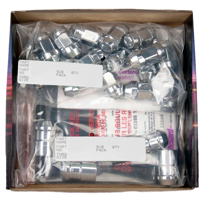 Load image into Gallery viewer, McGard Jeep Wrangler Install Kit (Cone / Bulge) 1/2-20 / 3/4 Hex / (18 Lug Nuts / 5 Locks) - Chrome
