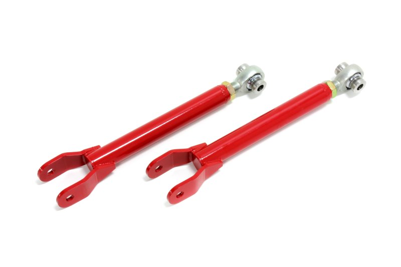 Load image into Gallery viewer, BMR 10-15 5th Gen Camaro Trailing Arms Rear w/ Single Adj. Rod Ends - Red
