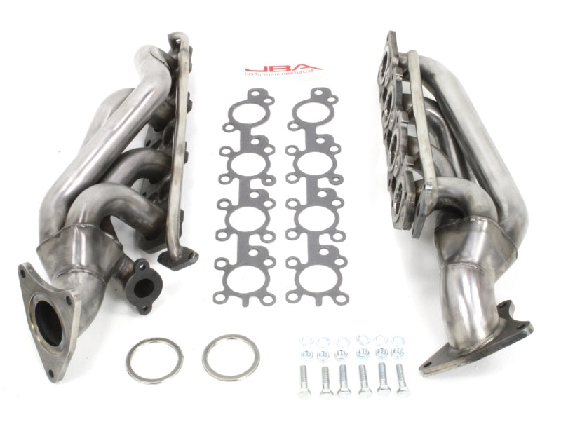 Load image into Gallery viewer, JBA 10-19 Toyota 4.6L V8 1-5/8in Primary Raw 409SS Cat4Ward Header
