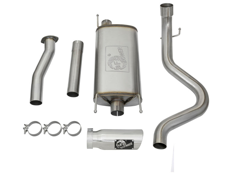 Load image into Gallery viewer, aFe MACHForce XP Cat-Back SS Exhaust w/ Polished Tips 16 Toyota Tacoma V6-3.5L

