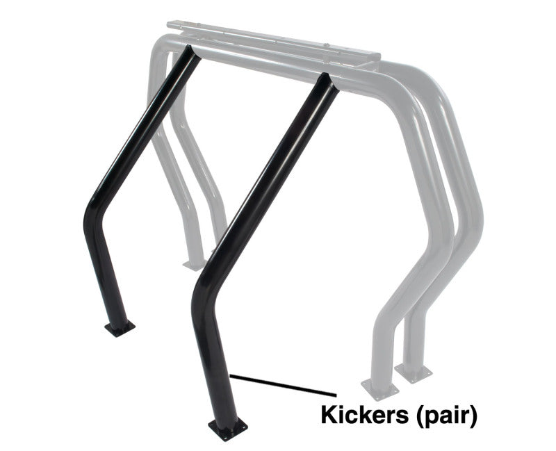 Load image into Gallery viewer, Go Rhino RHINO Bed Bar - Kickers - Black
