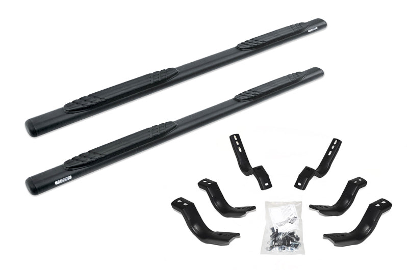 Load image into Gallery viewer, Go Rhino 4in OE Xtreme SideSteps - Textured Black - 80in
