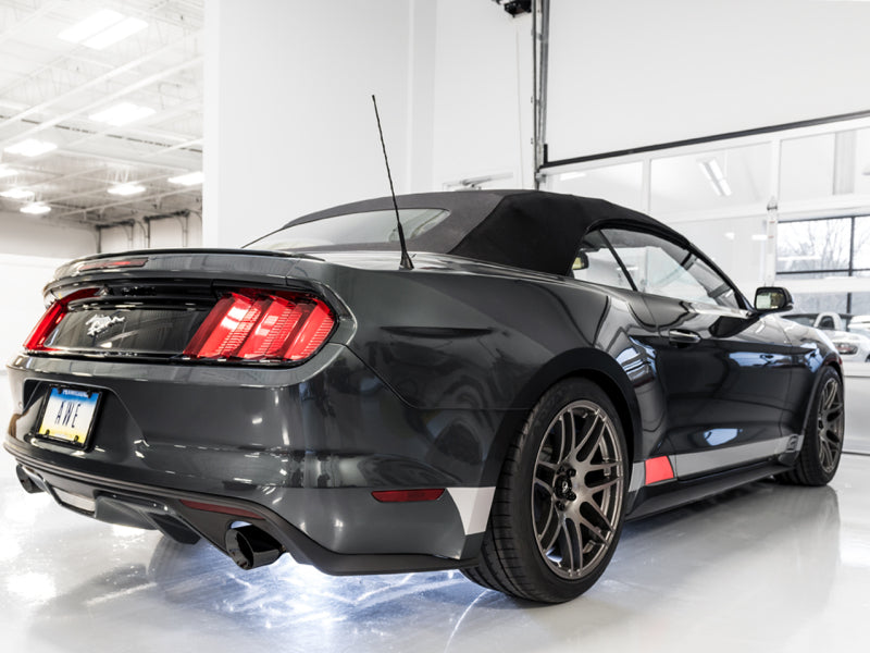 Load image into Gallery viewer, AWE Tuning S550 Mustang EcoBoost Axle-Back Exhaust - Touring Edition (Diamond Black Tips)
