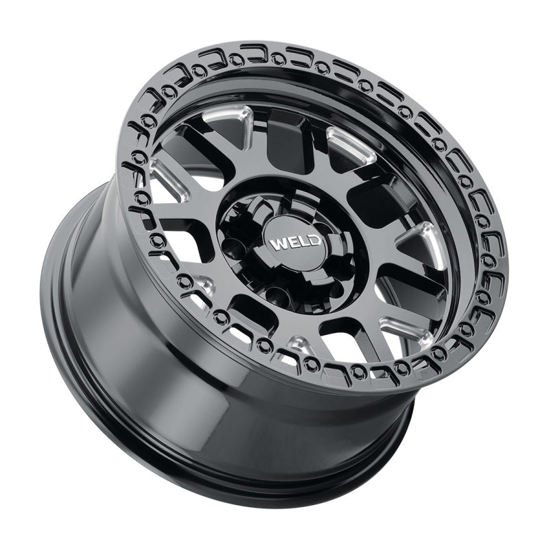 Load image into Gallery viewer, Weld Off-Road W105 17X10 Cinch 5X114.3 5X127 ET-25 BS4.50 Satin Black MIL / Gloss Black 78.1
