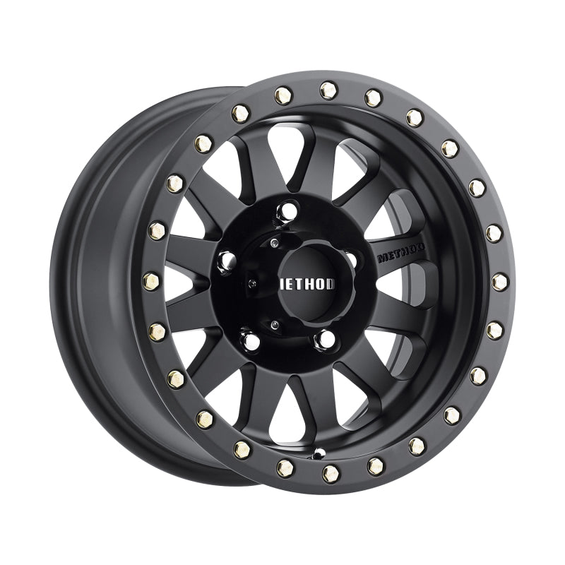 Load image into Gallery viewer, Method MR304 Double Standard 15x8 -24mm Offset 5x4.5 83mm CB Matte Black Wheel

