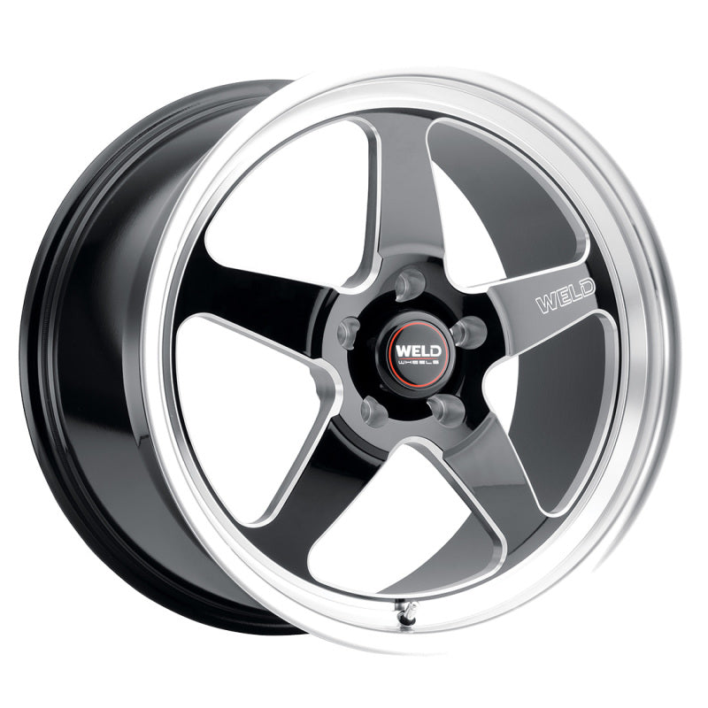 Load image into Gallery viewer, Weld S104 17X11 Ventura 5X127 ET-44 BS4.25 Gloss Black MIL Dia 78.1
