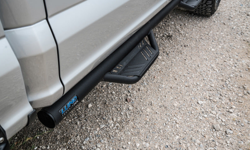 Load image into Gallery viewer, Lund 15-17 Chevy Colorado Ext. Cab Terrain HX Step Nerf Bars - Black
