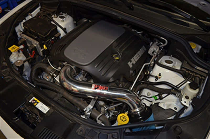 Load image into Gallery viewer, Injen 11-17 Dodge Durango R/T 5.7L V8 Wrinkle Black Power-Flow Air Intake System
