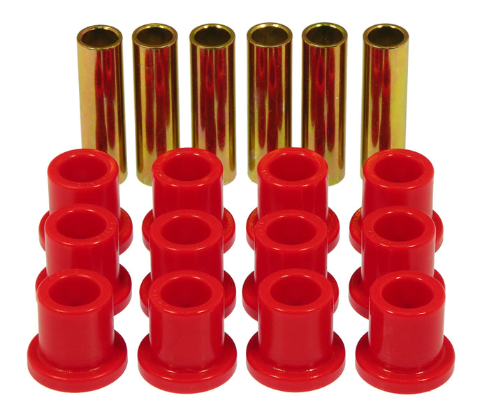 Prothane 57-72 Ford F100/F150 Rear Spring & Shackle Bushings - Red