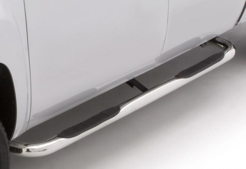 Load image into Gallery viewer, Lund 05-17 Toyota Tacoma Access Cab 3in. Round Bent SS Nerf Bars - Polished
