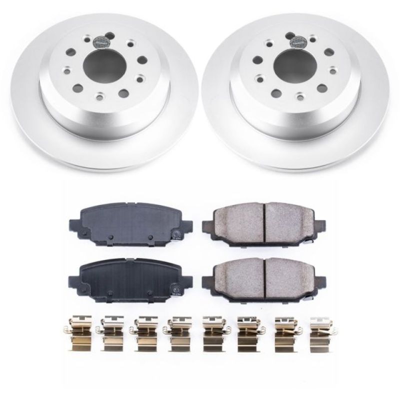 Load image into Gallery viewer, Power Stop 18-19 Jeep Wrangler Rear Z17 Evolution Geomet Coated Brake Kit
