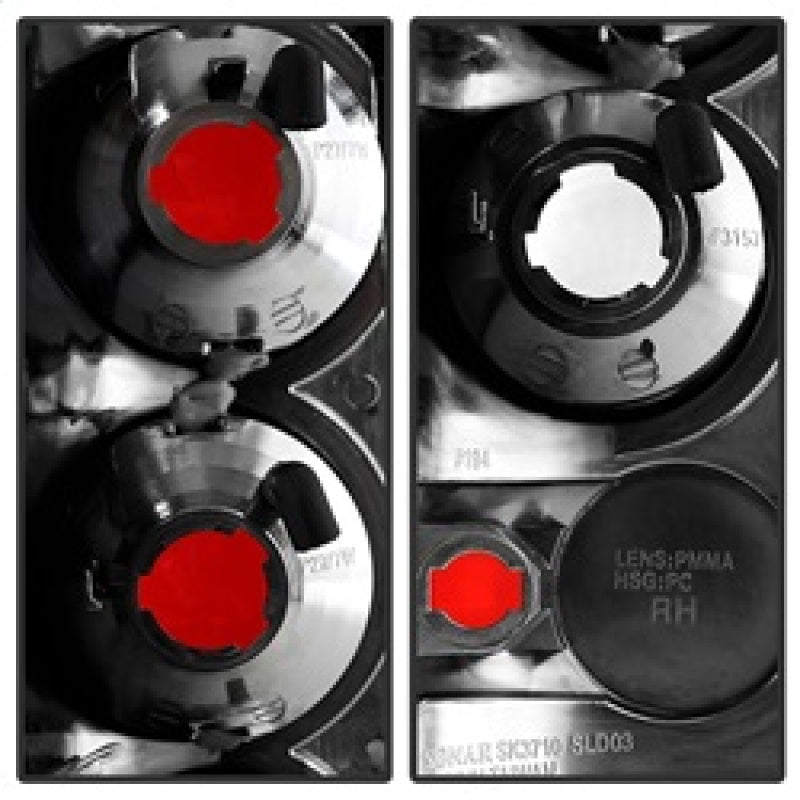 Load image into Gallery viewer, Spyder Chevy Silverado 1500 03-06 (Does Not Fit Stepside)Euro Style Tail Lights Chrm ALT-YD-CS03-C
