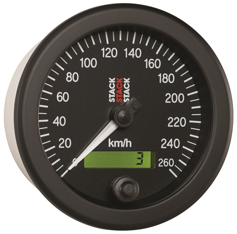 Load image into Gallery viewer, Autometer Stack 88mm 0-260 KM/H Electronic Speedometer - Black
