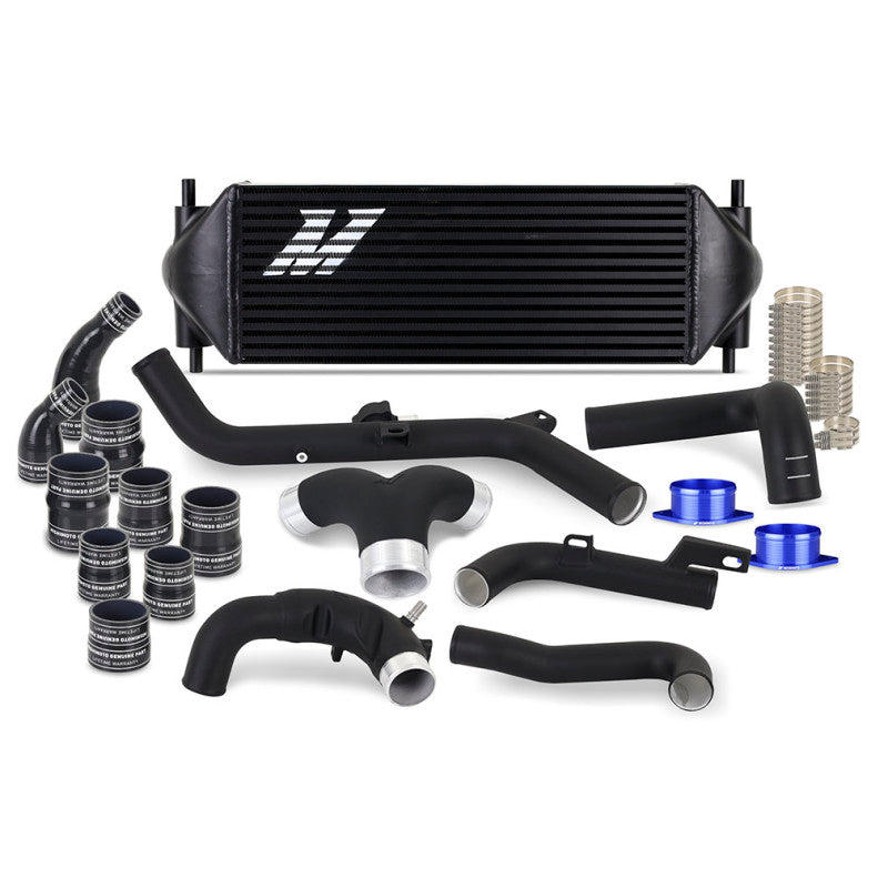 Load image into Gallery viewer, Mishimoto 21+ Bronco 2.7 Stock Location INT Kit MWBK Pipes BK Cooler
