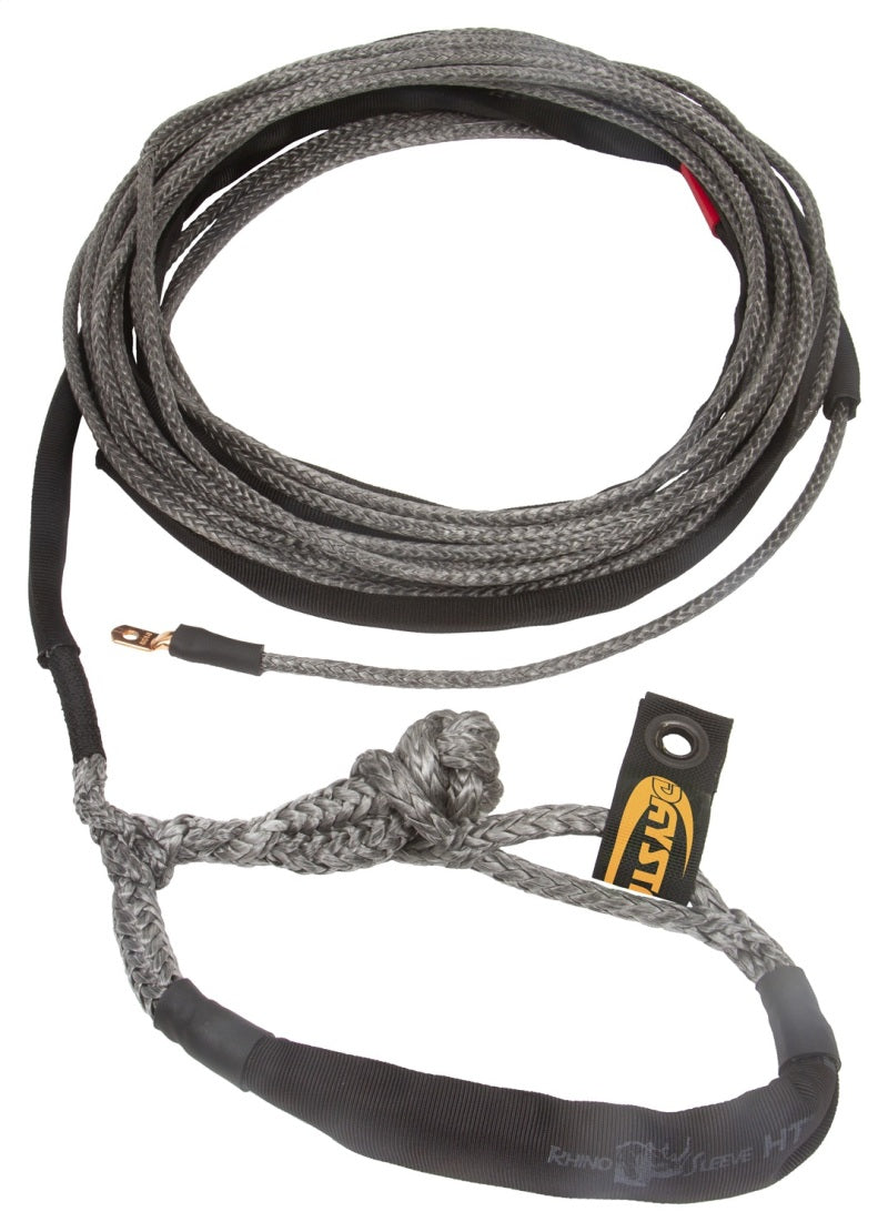 Load image into Gallery viewer, Daystar 80 Foot Winch Rope W/Shackle End 3/8 x 80 Foot Black
