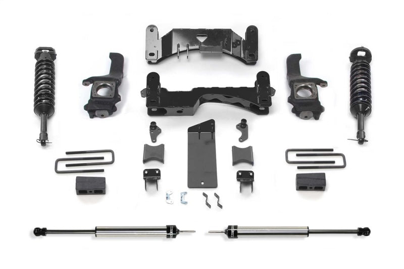 Load image into Gallery viewer, Fabtech 16-19 Toyota Tundra 4WD Trd Pro 4in Perf Sys w/Dlss 2.5 C/Os &amp; Rr Dlss
