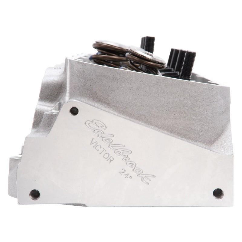 Load image into Gallery viewer, Edelbrock Race Cyl Head Musi CNC BBC Victor 24Deg Complete
