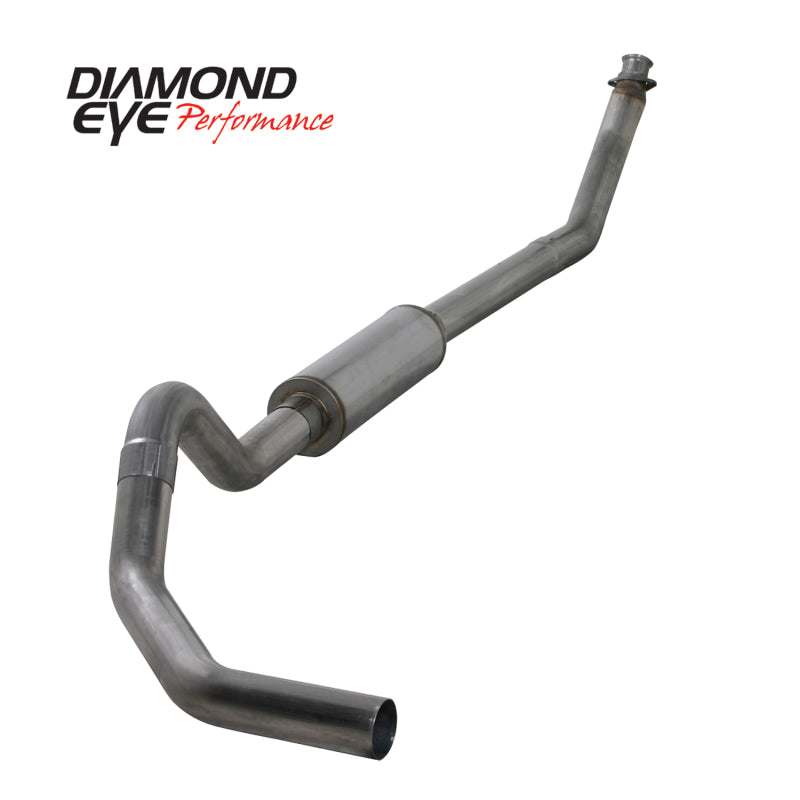 Load image into Gallery viewer, Diamond Eye KIT 4in Turbo Back MFLR RPLCMENT PIPE SGL SS: 98.5-02 DODGE CUMMINS 5.9L
