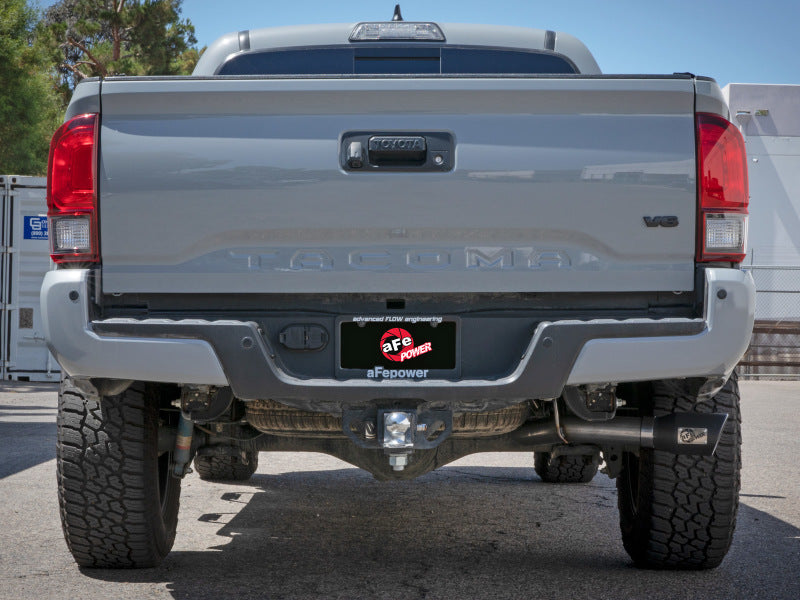 Load image into Gallery viewer, aFe 16-22 Toyota Tacoma Apollo GT Series 2.5in. - 3in. 409 SS Cat-Back Exhaust System w/ Black Tip
